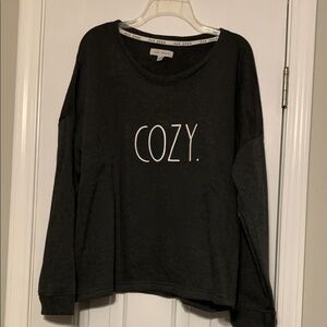 Rae Dunn Black Cozy sweatshirt